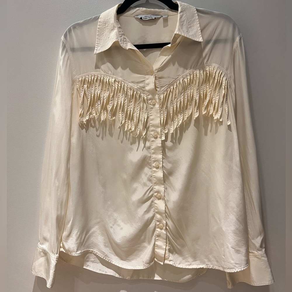 &otherstories western silk button-up - Size 6